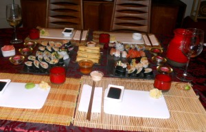 sushi evening-4 Dec 26th 2010