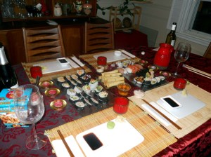 sushi evening Dec 26th 2010